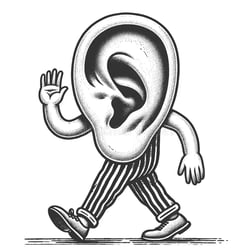 walking-human-ear-cartoon-sketch-engraving-generative-ai-fictional-character-raster-illustration-scratch-board-imitation-black-318009332